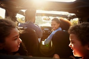 Happy Family on a Road Trip | Glenview, IL