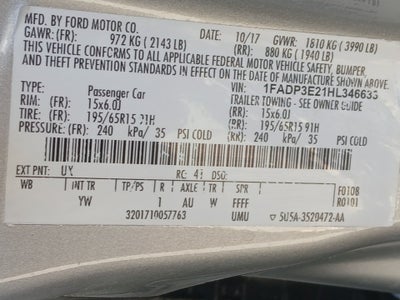 2017 Ford Focus S