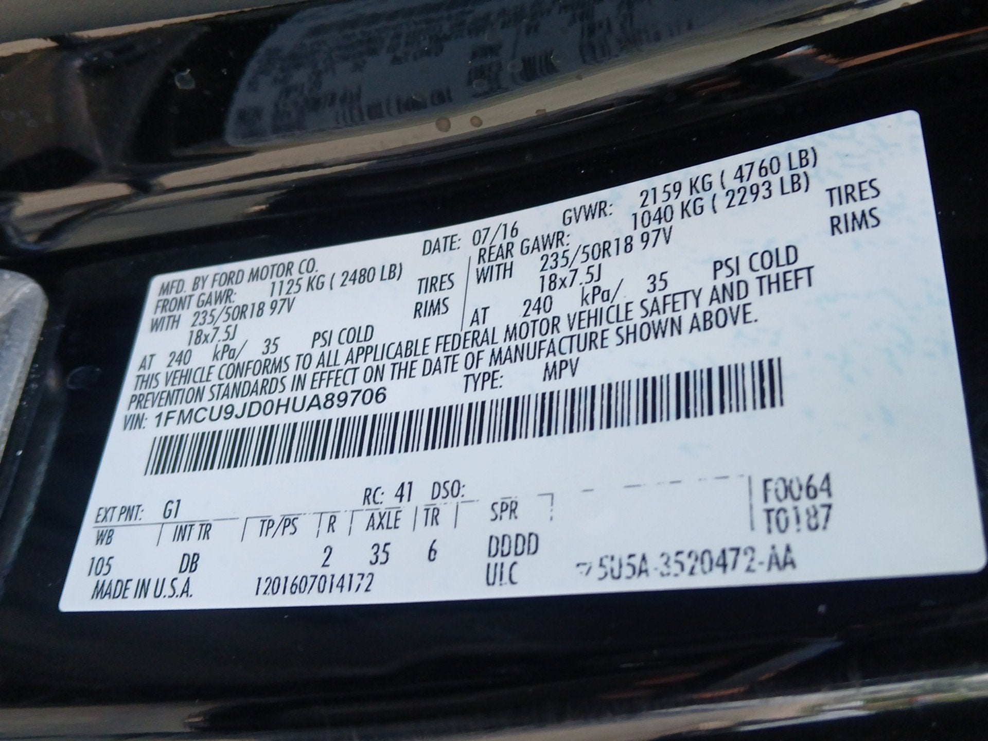 2017 Ford Escape Titanium