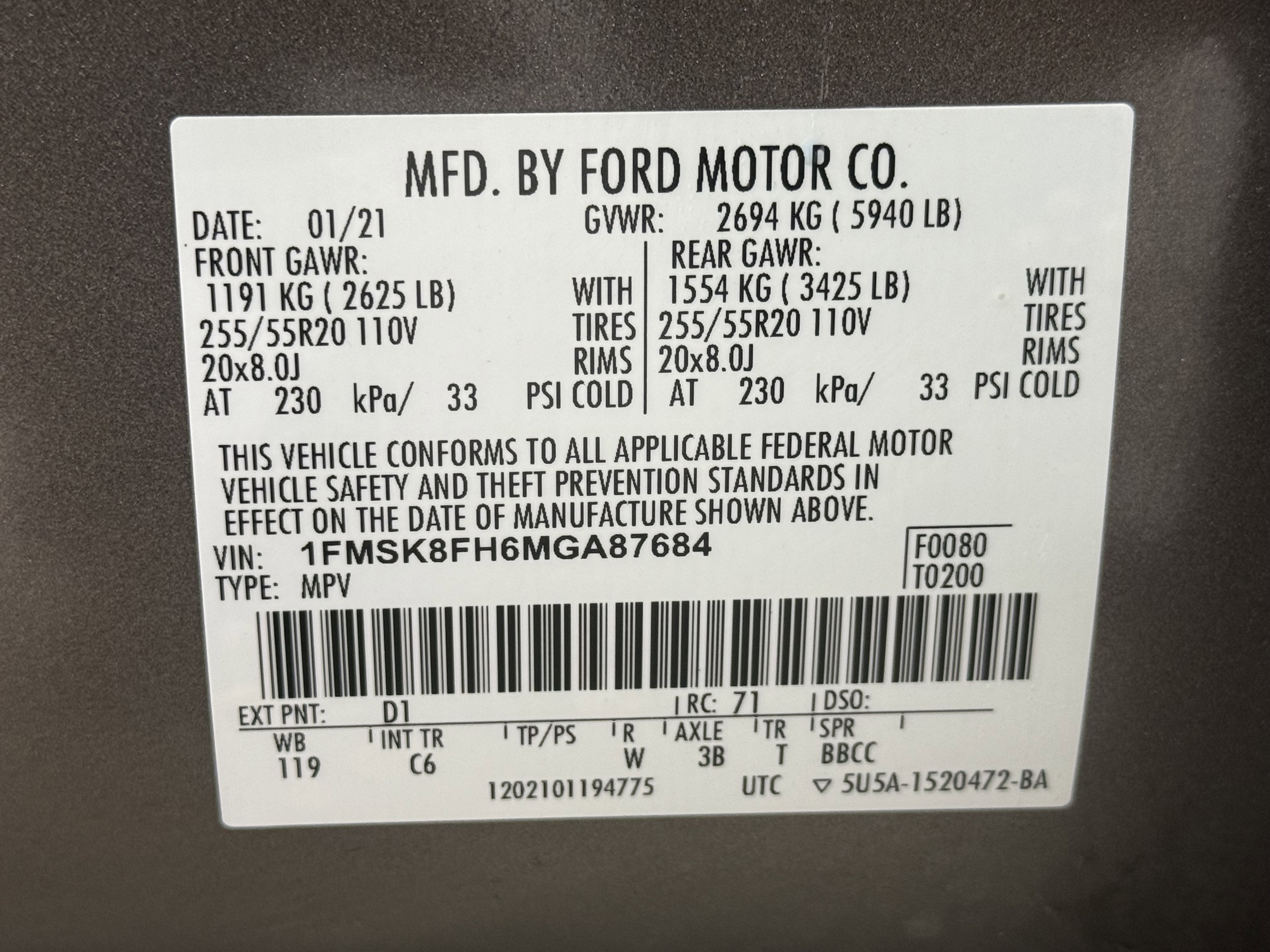 2021 Ford Explorer Limited