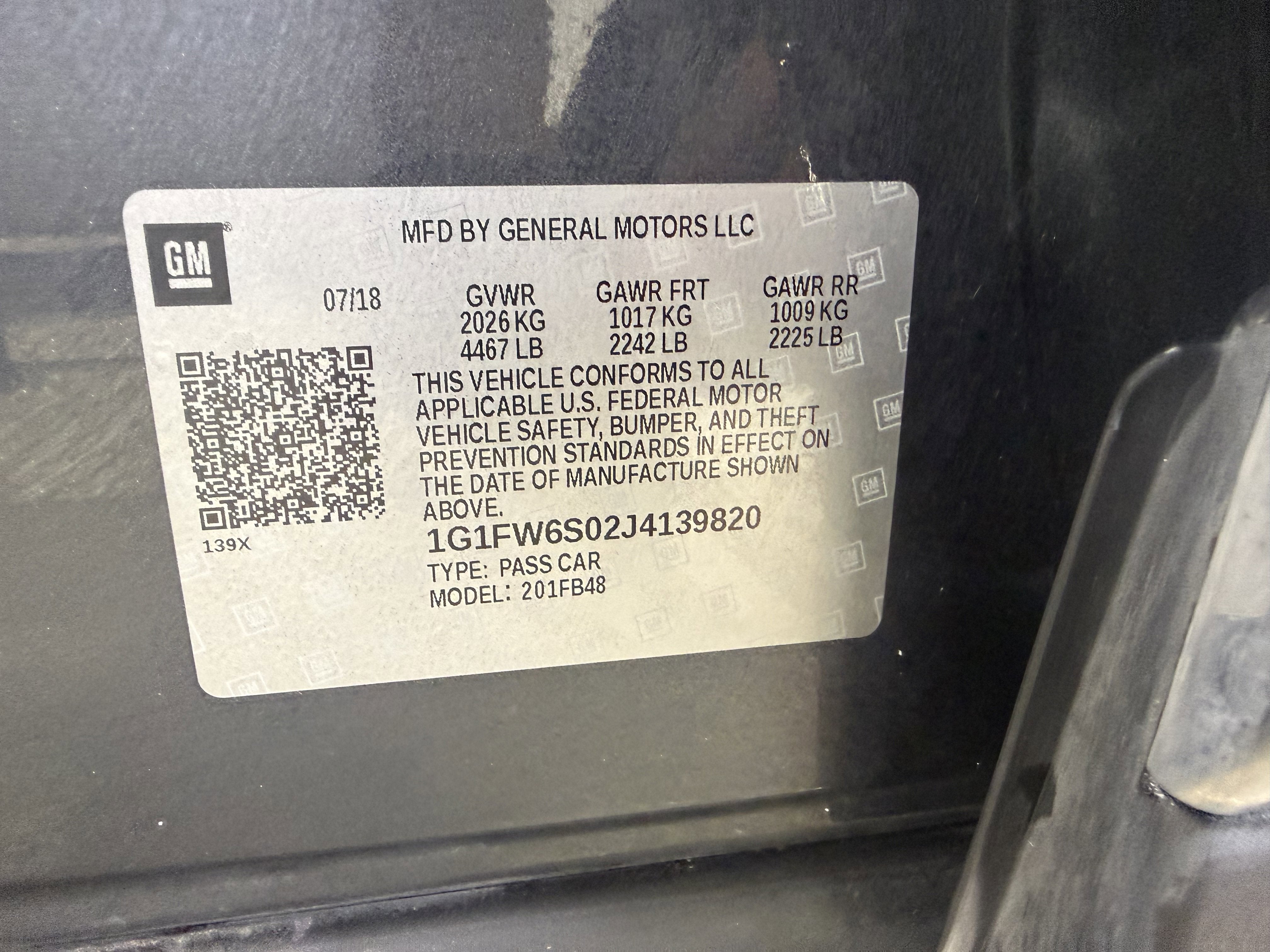 2018 Chevrolet Bolt EV LT