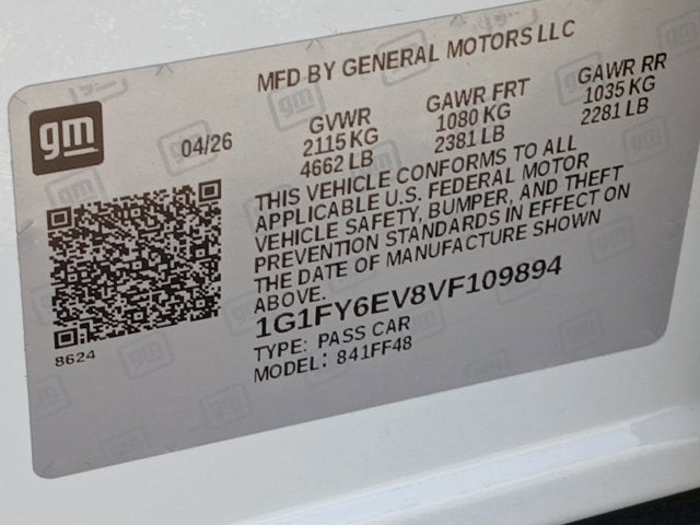 2027 Chevrolet Bolt LT