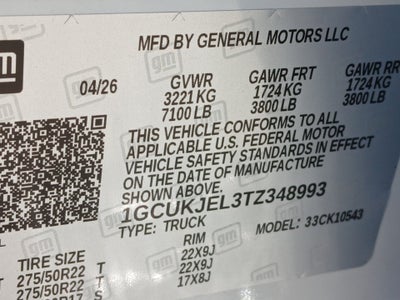 2026 Chevrolet Silverado 1500 High Country