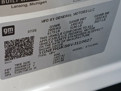 2027 Chevrolet Traverse LT