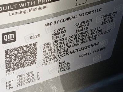 2026 Chevrolet Traverse LT