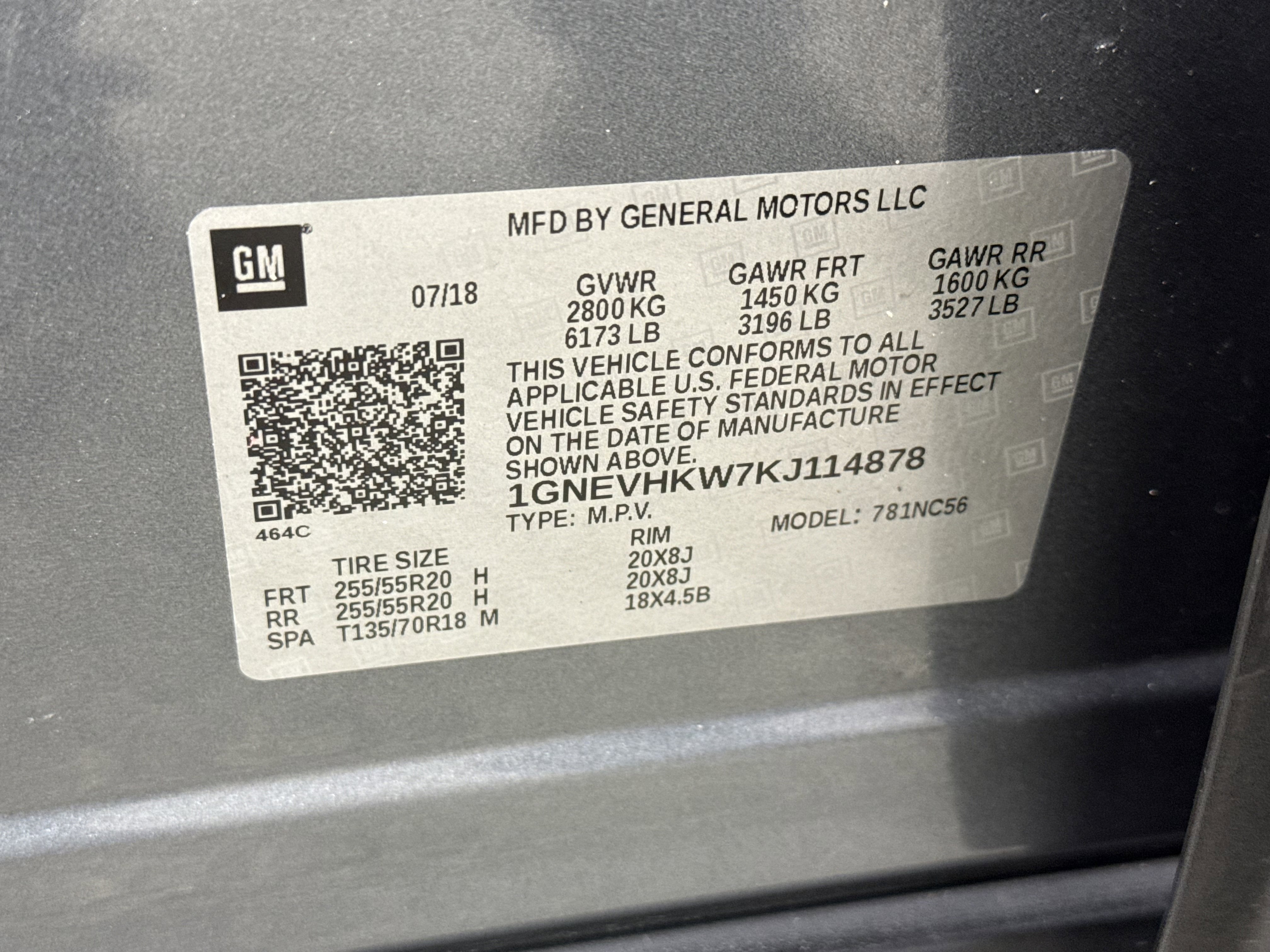 2019 Chevrolet Traverse LT Leather