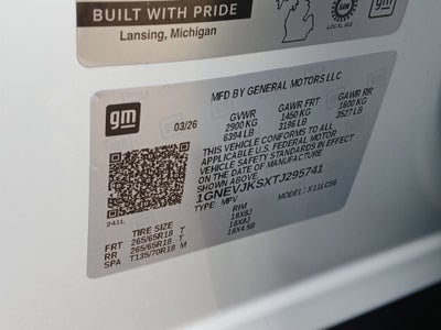 2026 Chevrolet Traverse Z71