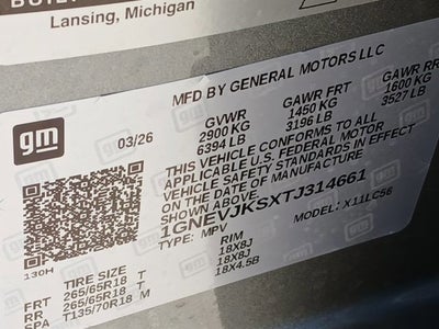 2026 Chevrolet Traverse Z71