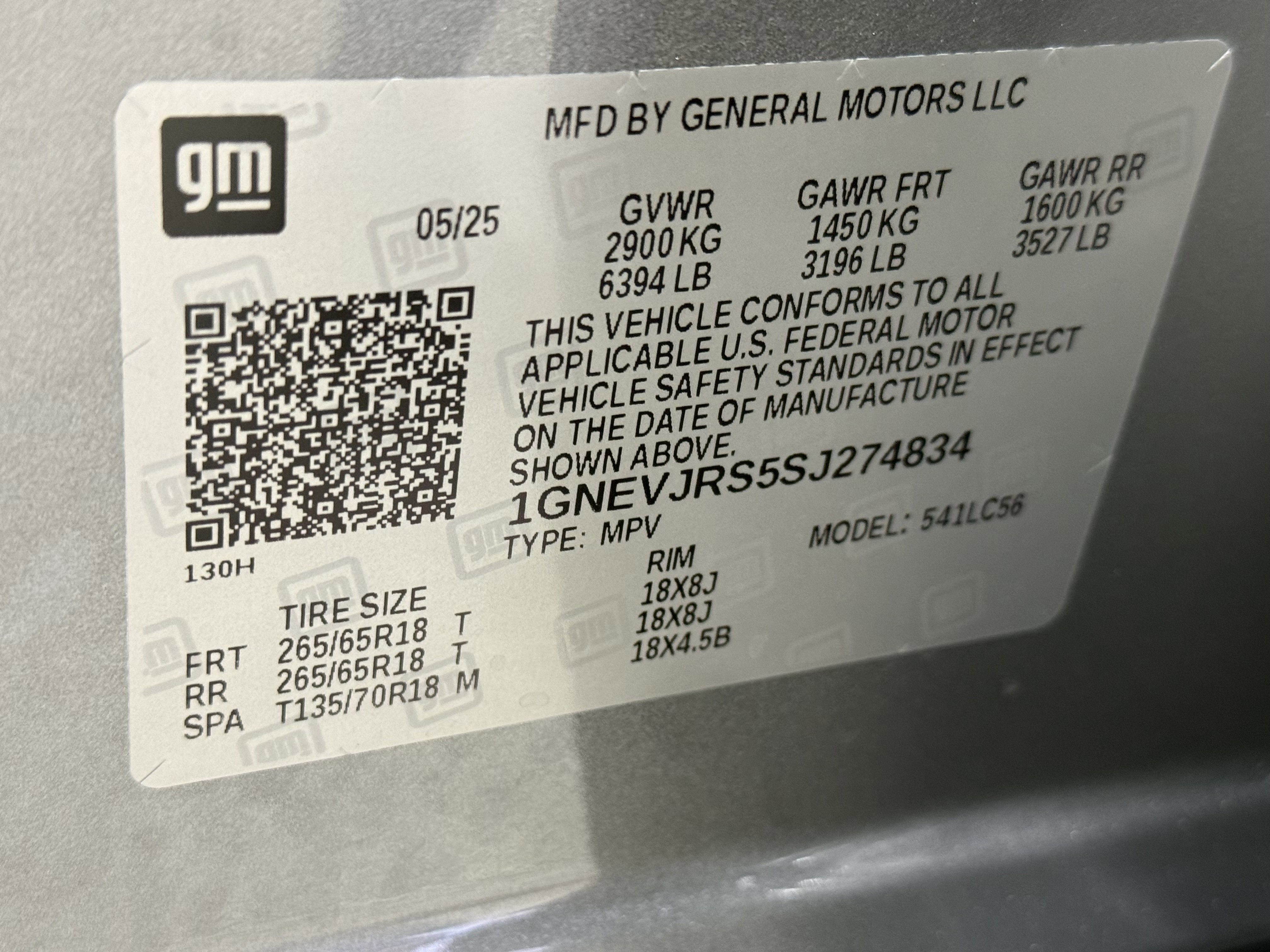 2025 Chevrolet Traverse Z71