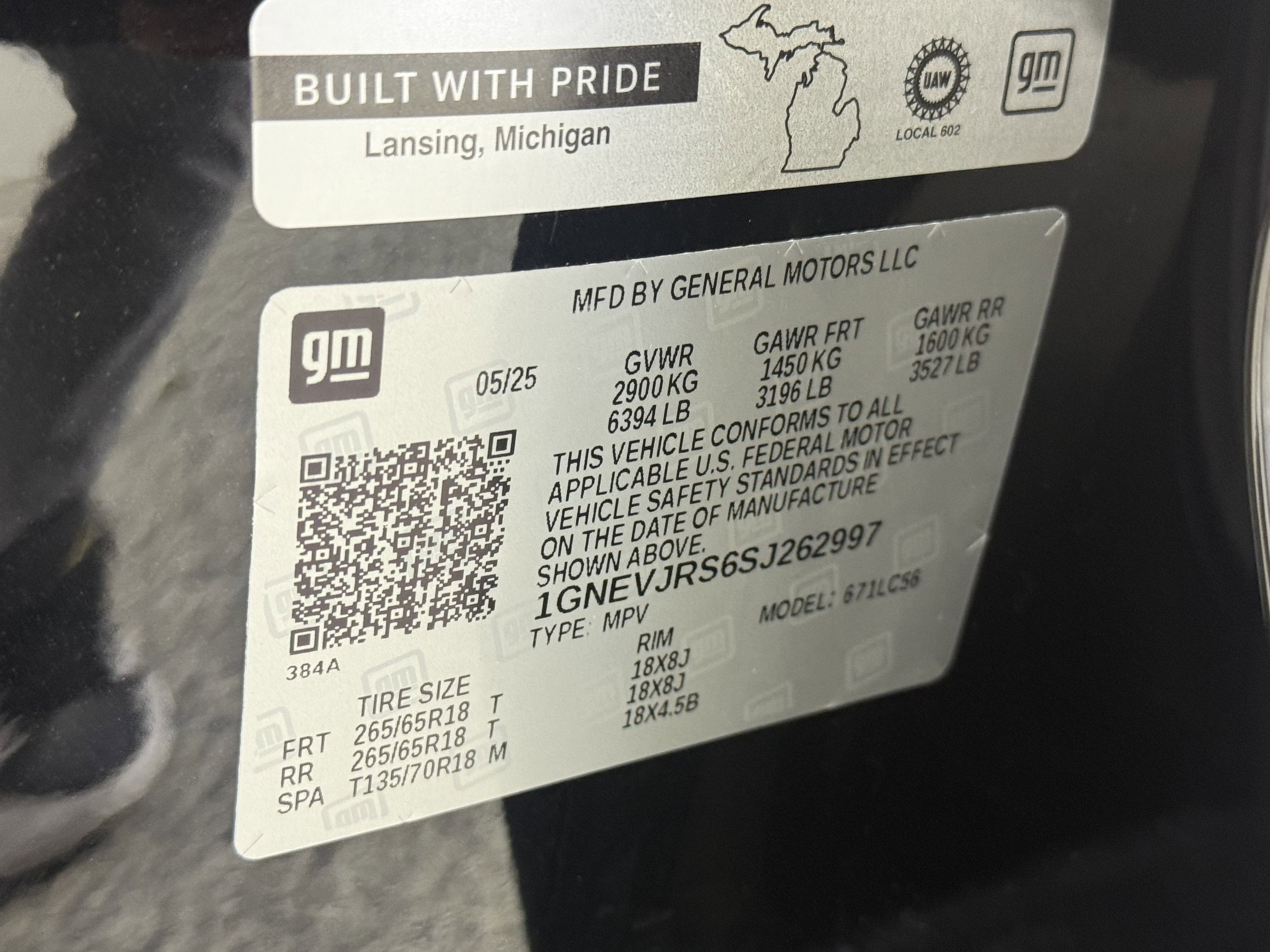 2025 Chevrolet Traverse Z71