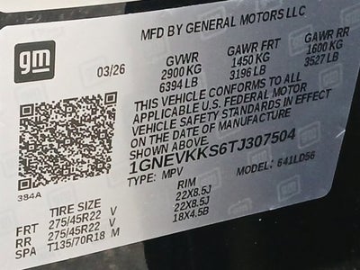 2026 Chevrolet Traverse High Country