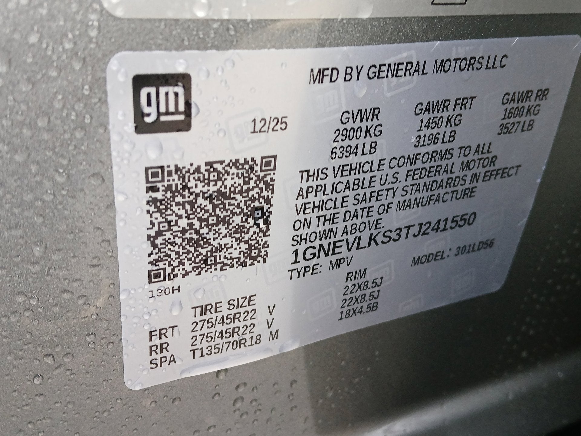 2026 Chevrolet Traverse RS