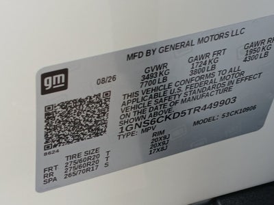2026 Chevrolet Suburban LT