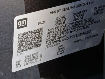 2026 Chevrolet Suburban Z71