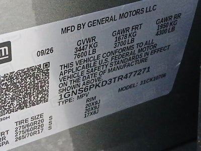 2026 Chevrolet Tahoe Z71