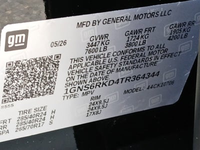 2026 Chevrolet Tahoe RST