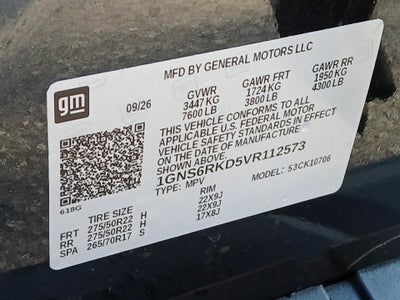 2027 Chevrolet Tahoe RST