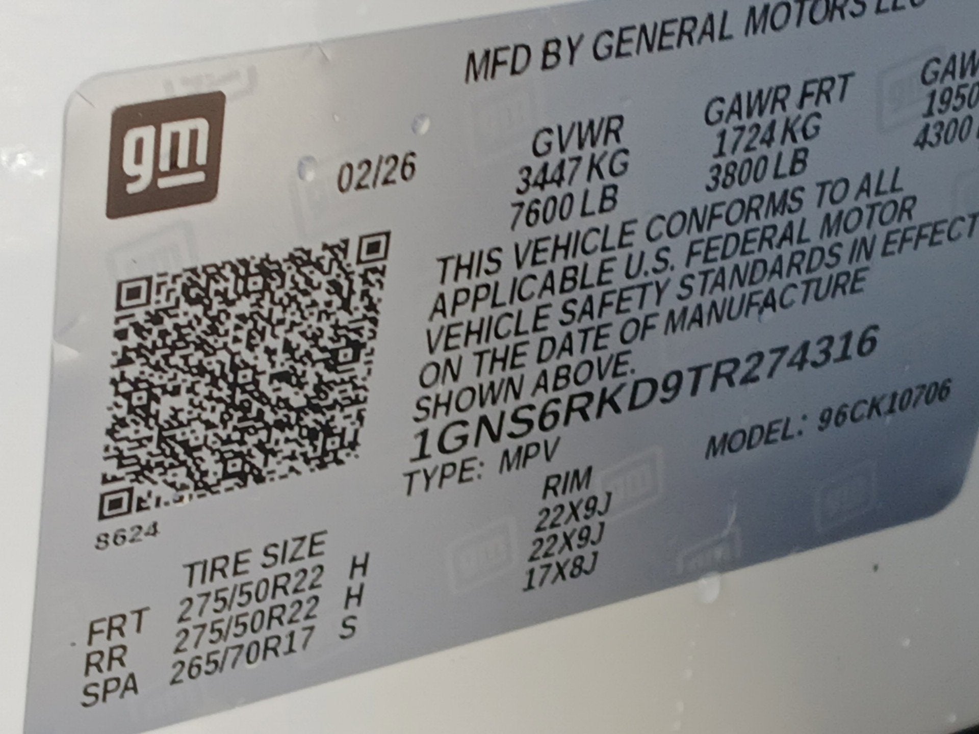 2026 Chevrolet Tahoe RST