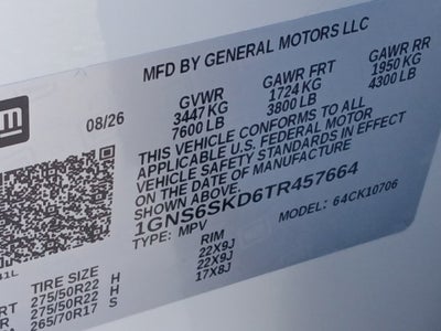 2026 Chevrolet Tahoe Premier