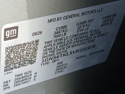 2027 Chevrolet Tahoe High Country