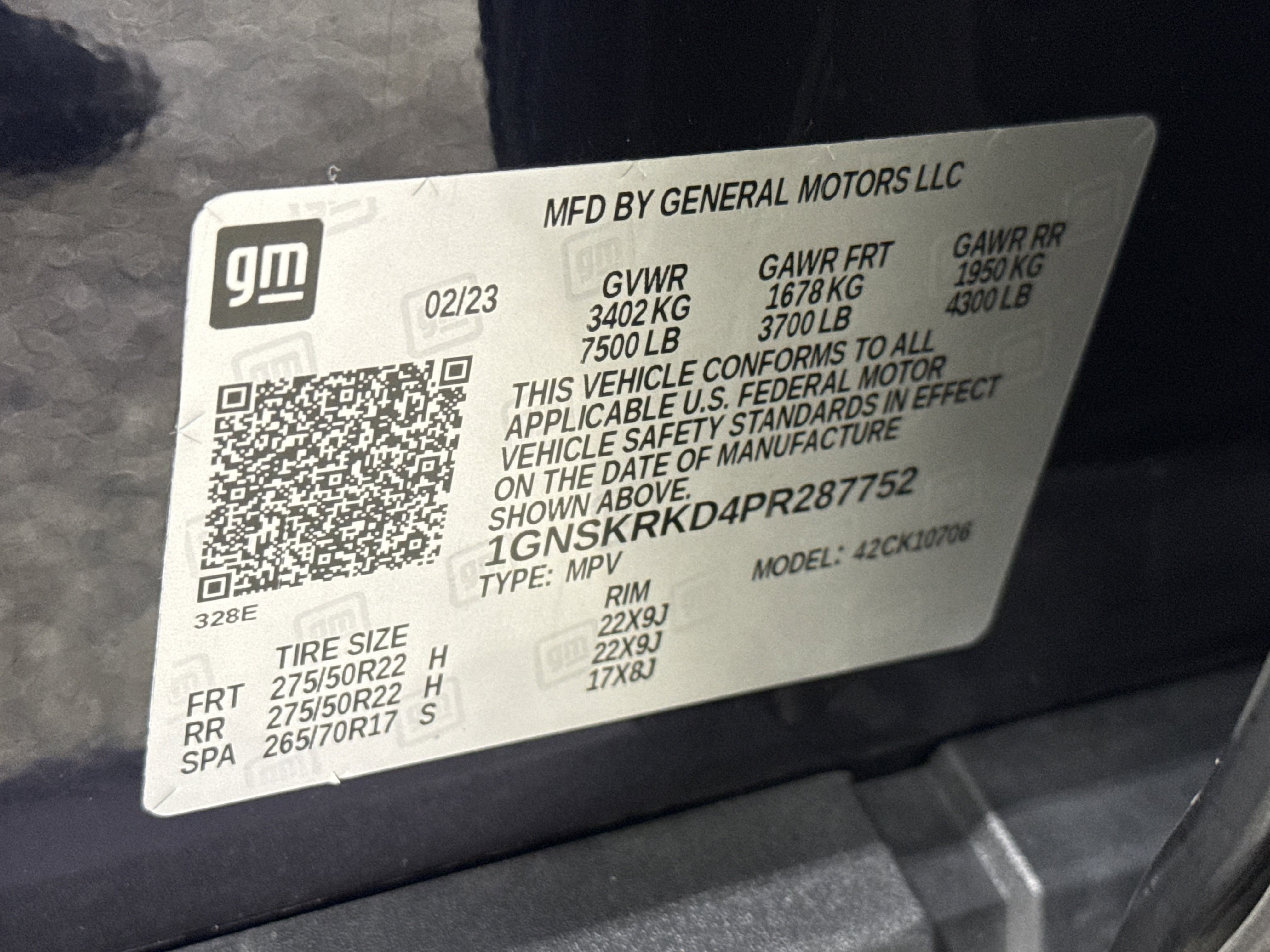 2023 Chevrolet Tahoe RST