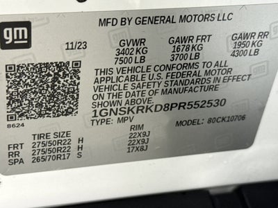 2023 Chevrolet Tahoe RST