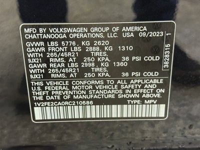 2024 Volkswagen Atlas Cross Sport 2.0T SEL Premium R-Line