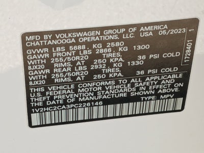 2023 Volkswagen Atlas Cross Sport 2.0T SE w/Technology