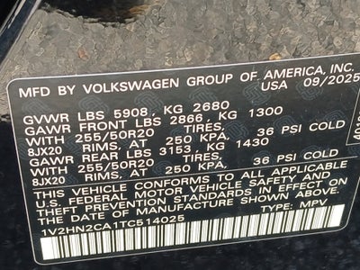 2026 Volkswagen Atlas 2.0T SE w/Technology