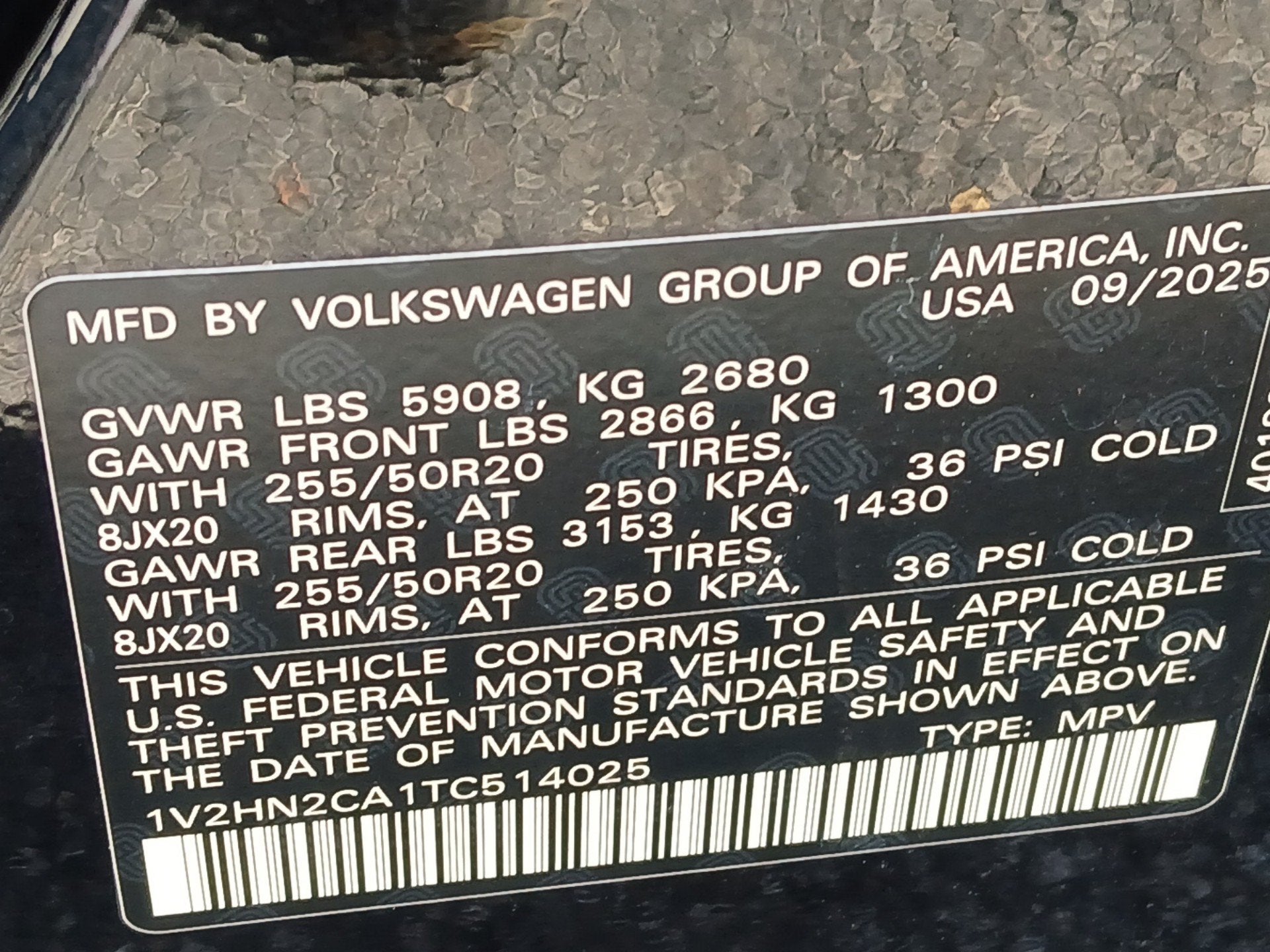 2026 Volkswagen Atlas 2.0T SE w/Technology