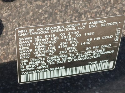 2023 Volkswagen Atlas 3.6L V6 SE w/Technology