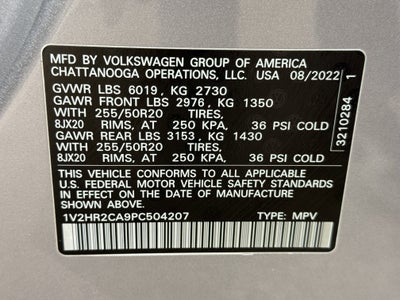 2023 Volkswagen Atlas 3.6L V6 SE w/Technology