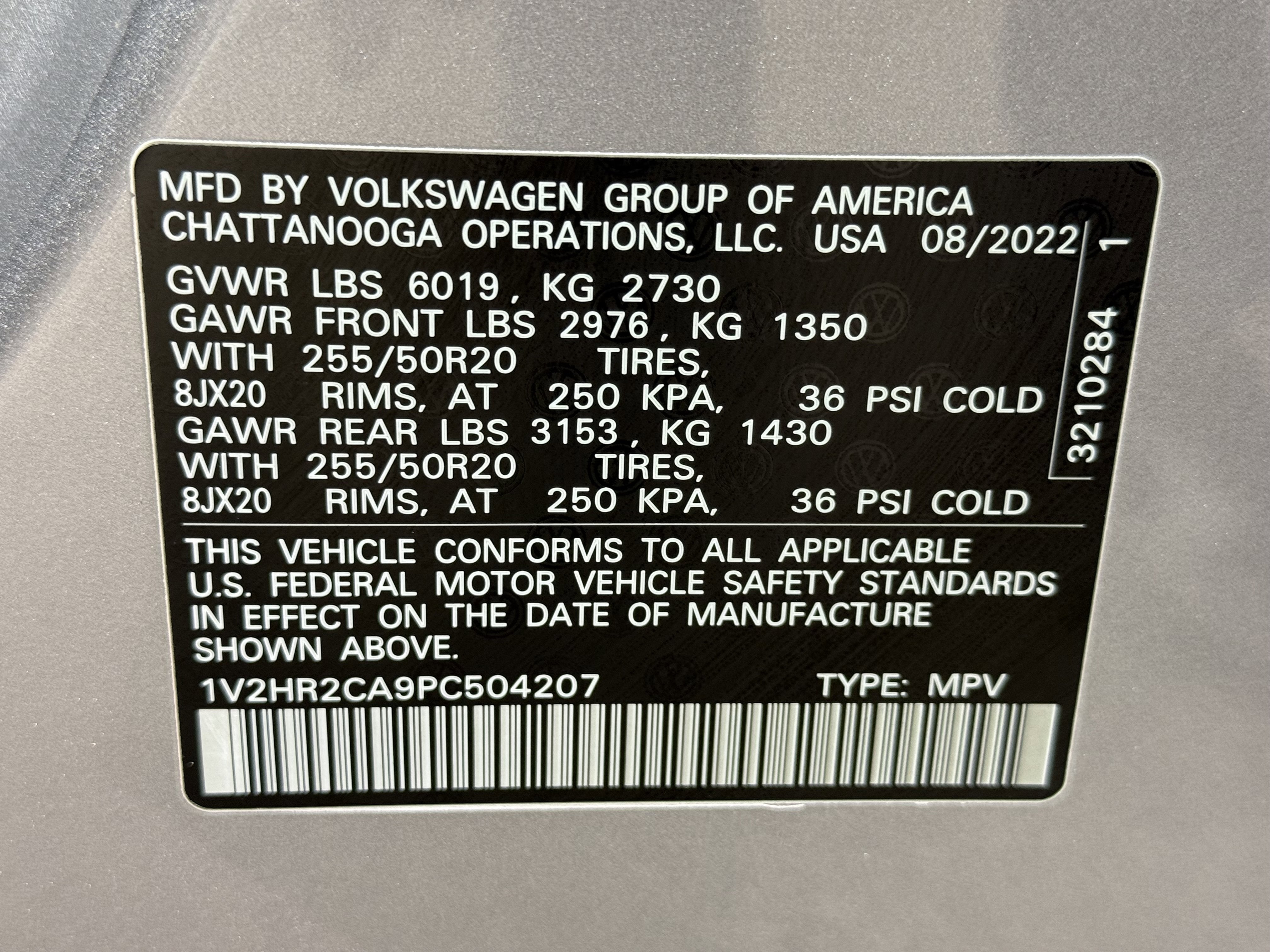 2023 Volkswagen Atlas 3.6L V6 SE w/Technology