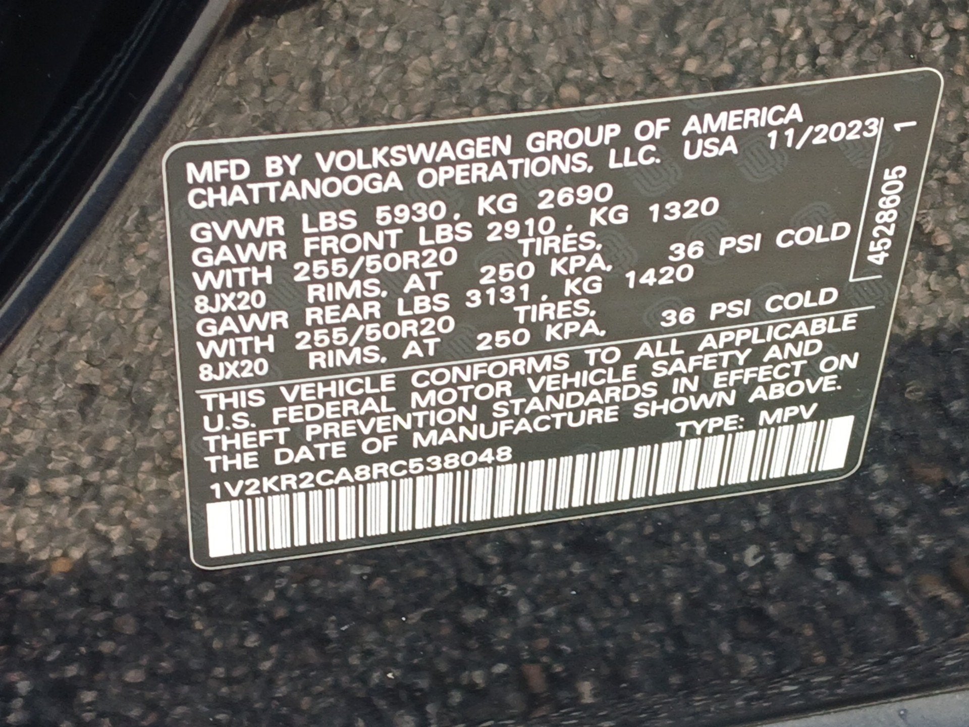 2024 Volkswagen Atlas 2.0T SE w/Technology