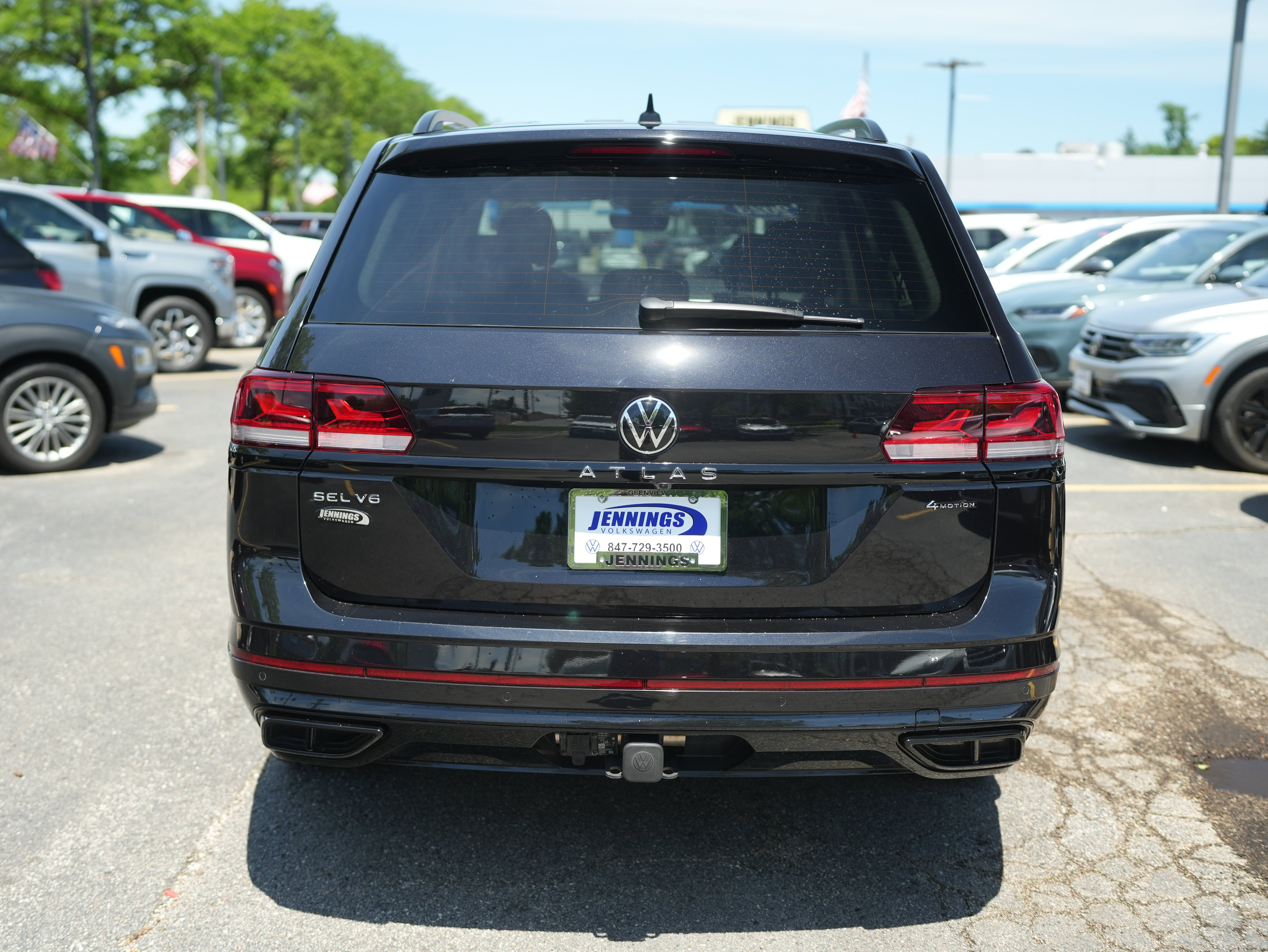 2023 Volkswagen Atlas 3.6L V6 SEL R-Line Black