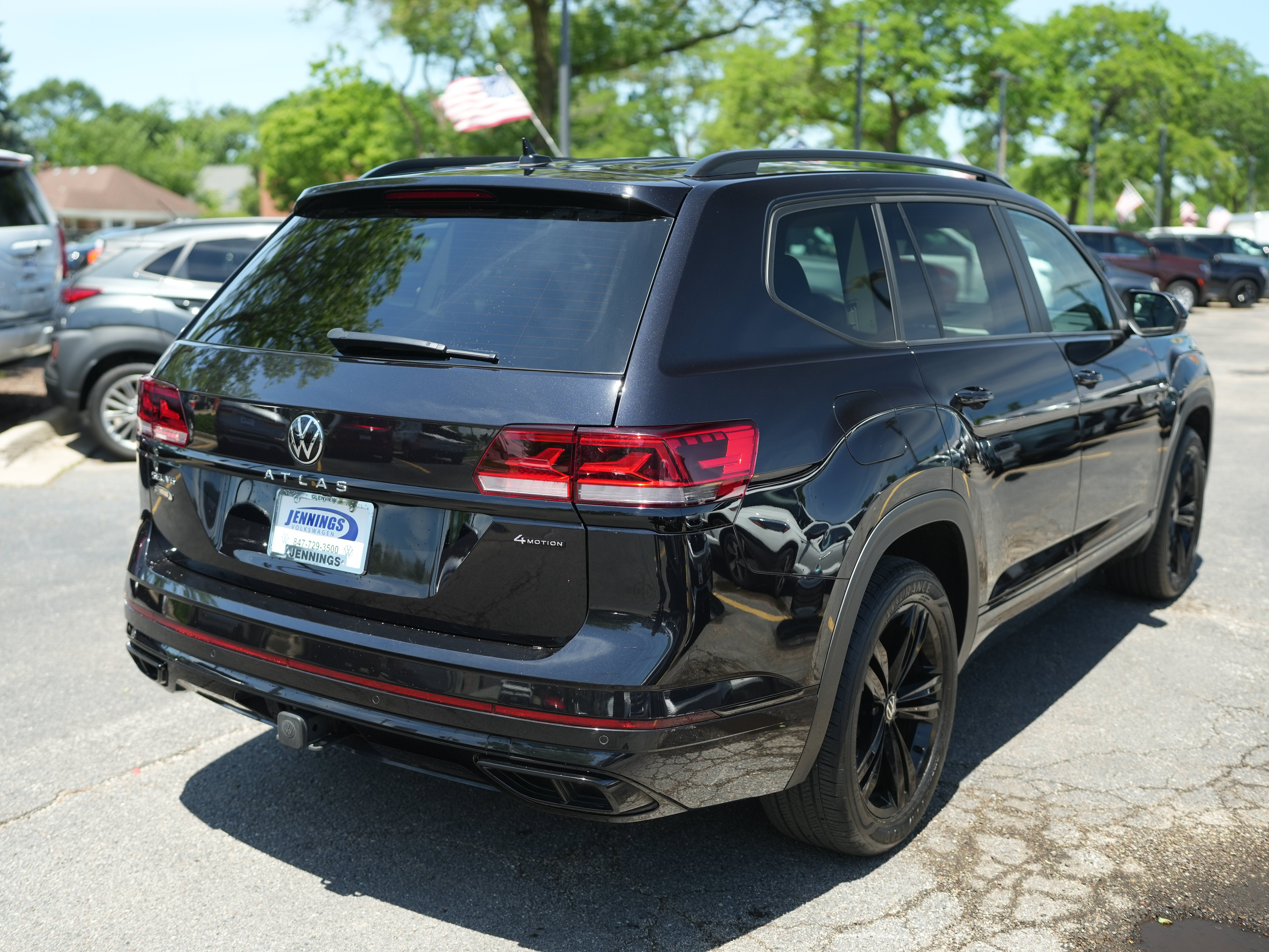 2023 Volkswagen Atlas 3.6L V6 SEL R-Line Black
