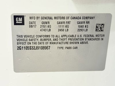 2018 Chevrolet Impala LT