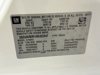 2017 Chevrolet Silverado 1500 LT