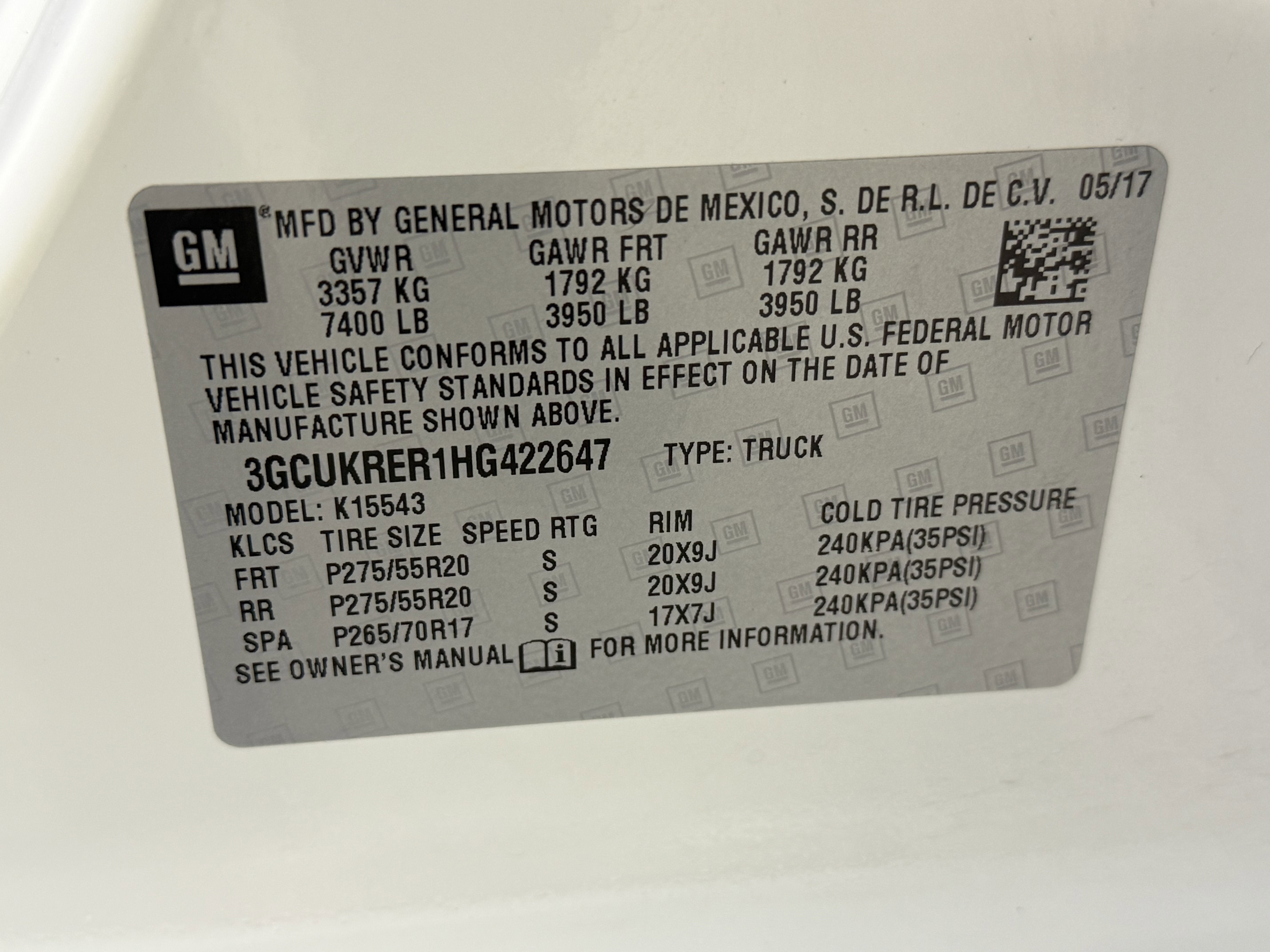 2017 Chevrolet Silverado 1500 LT