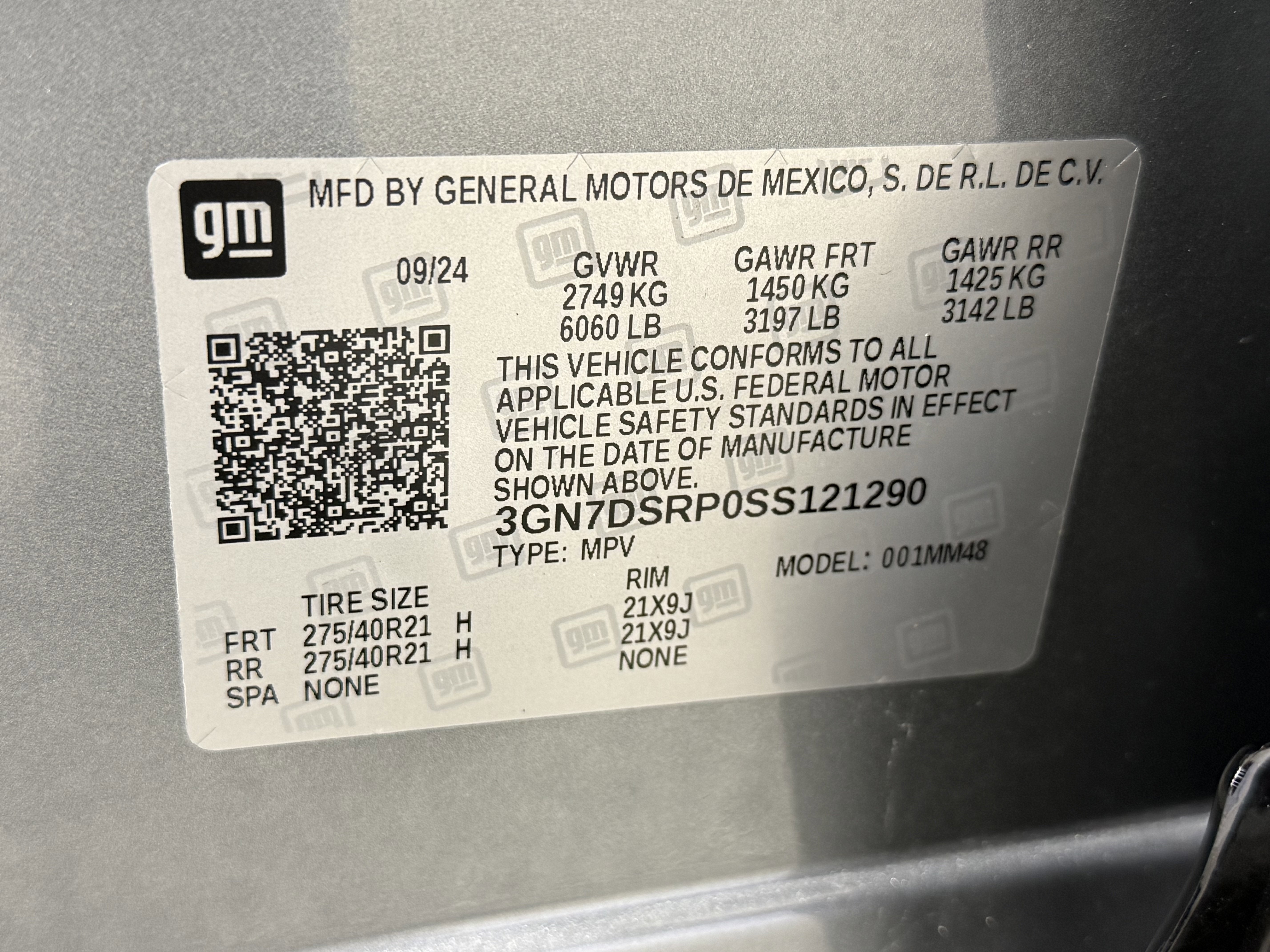 2025 Chevrolet Equinox EV RS