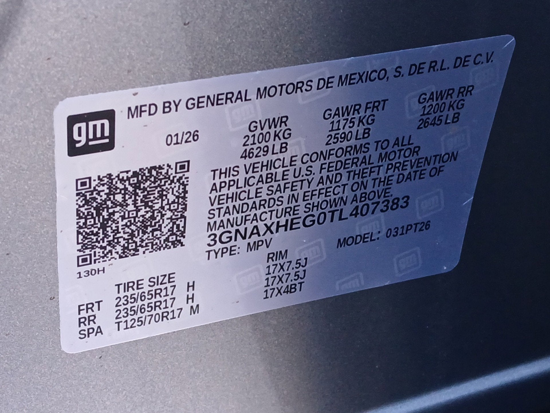 2026 Chevrolet Equinox LT