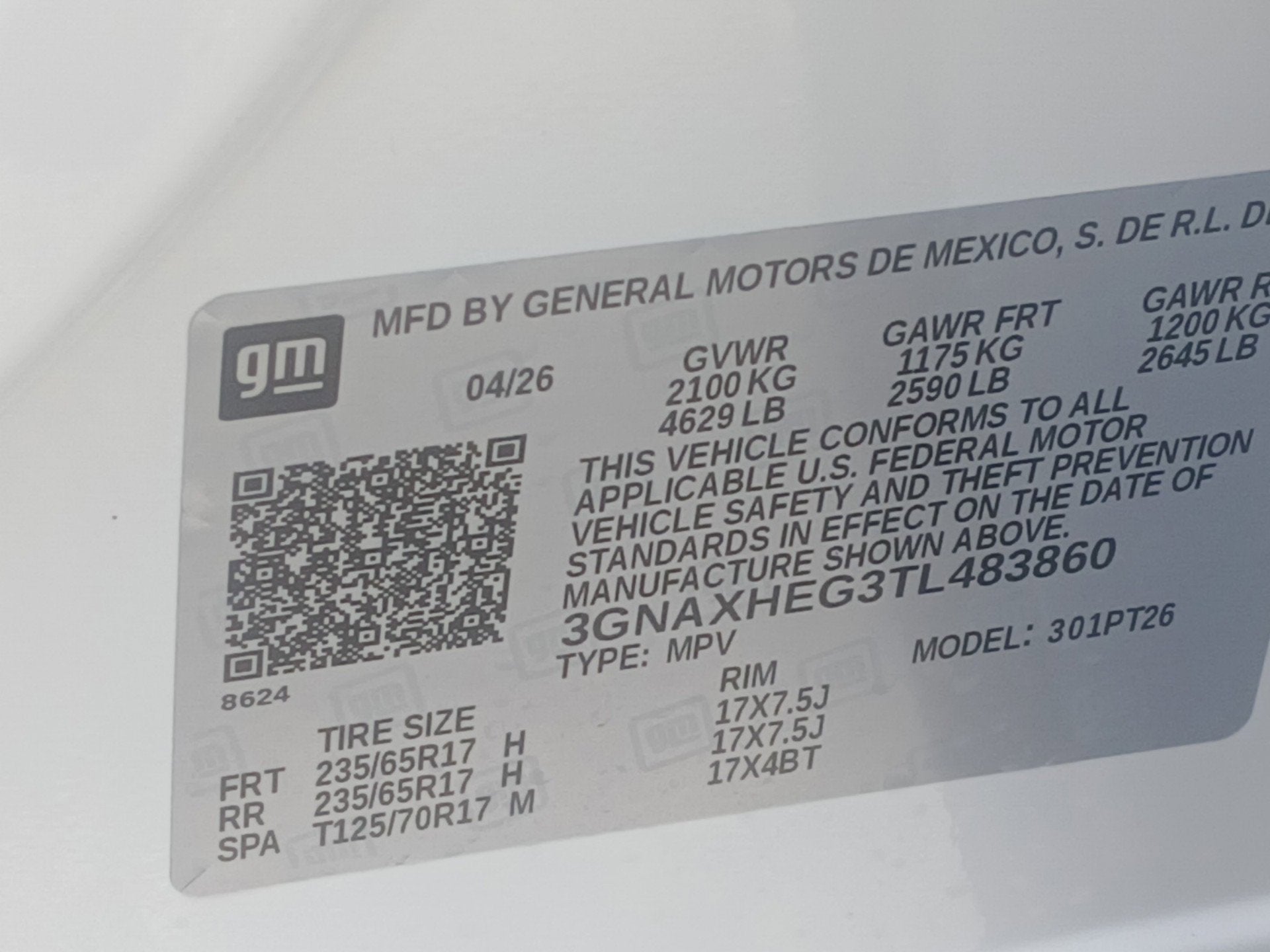 2026 Chevrolet Equinox LT