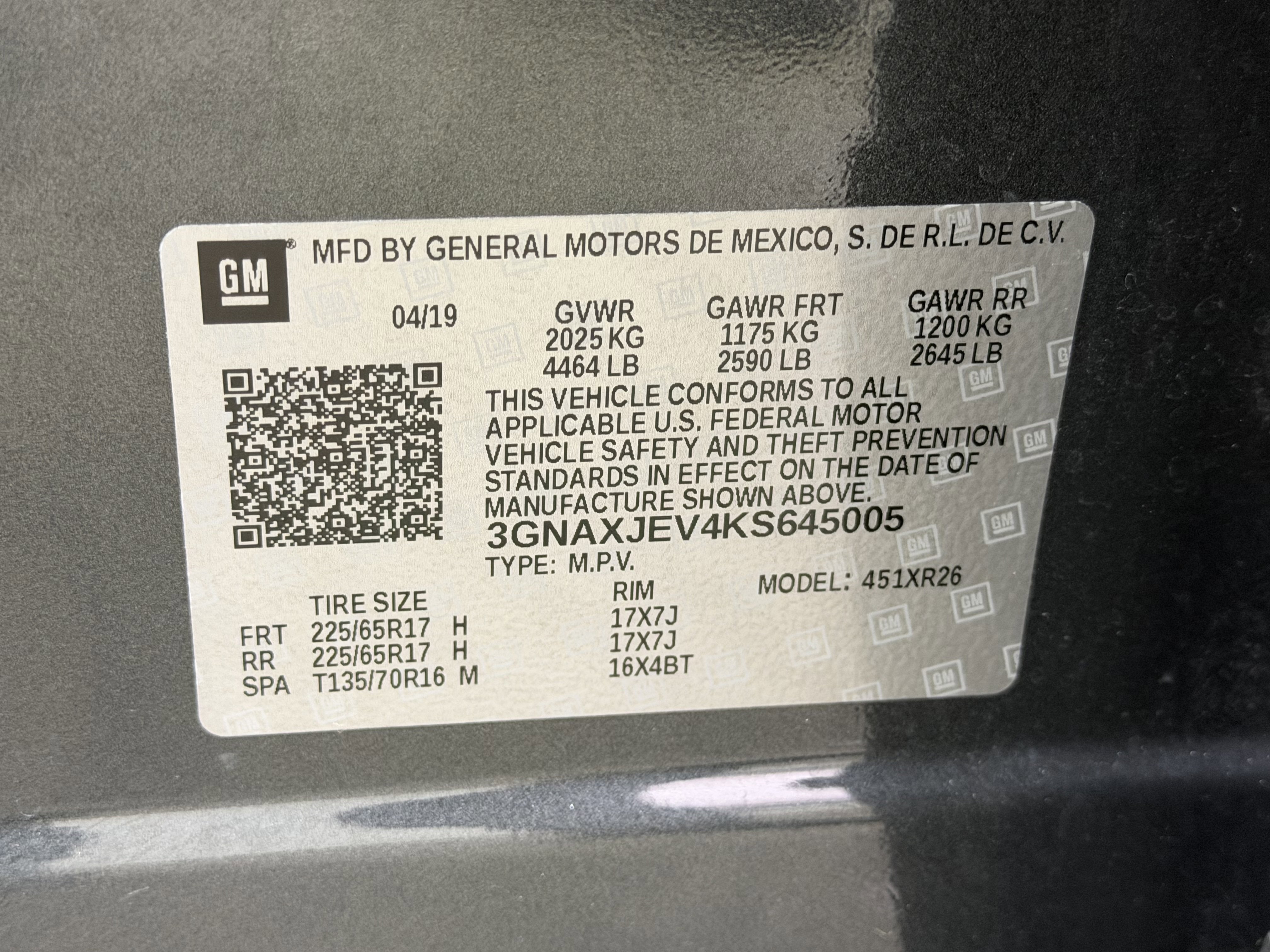 2019 Chevrolet Equinox LT