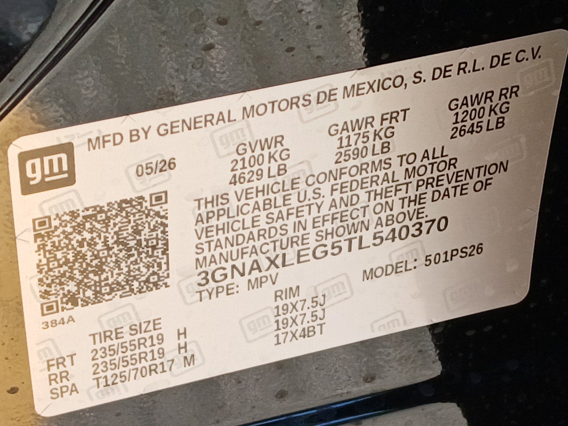 2026 Chevrolet Equinox RS