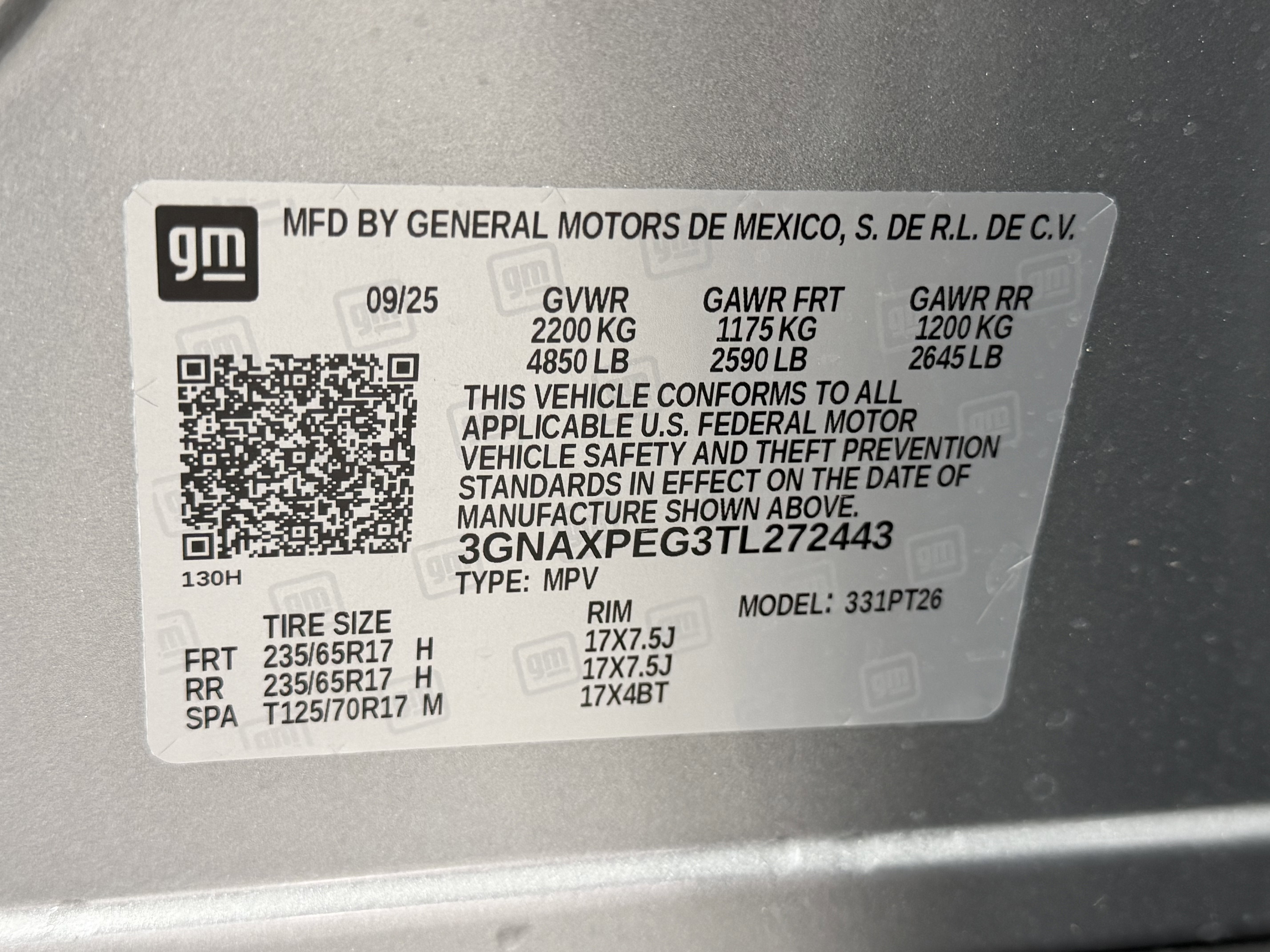 2026 Chevrolet Equinox LT