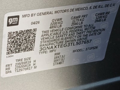 2026 Chevrolet Equinox RS