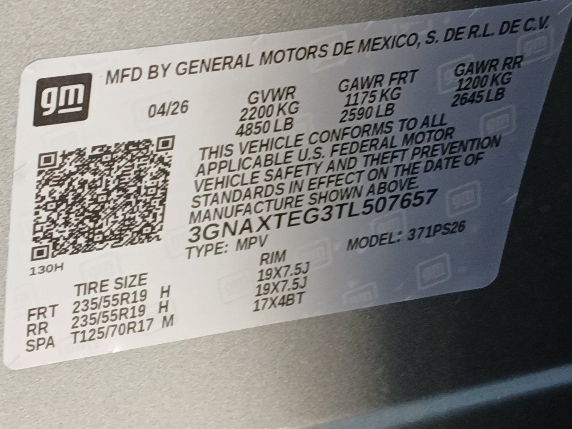 2026 Chevrolet Equinox RS