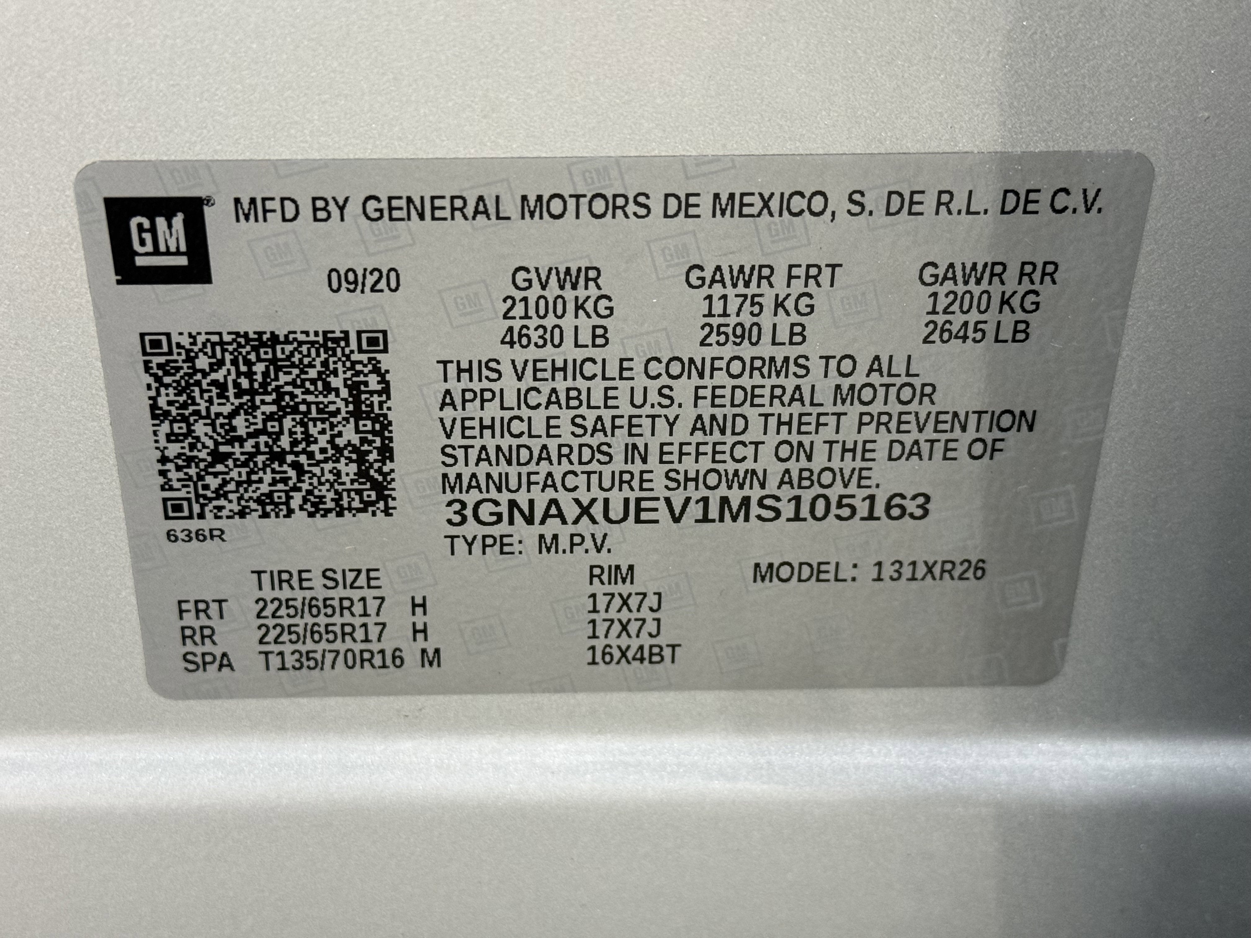 2021 Chevrolet Equinox LT