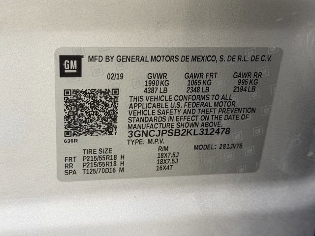 2019 Chevrolet Trax LT