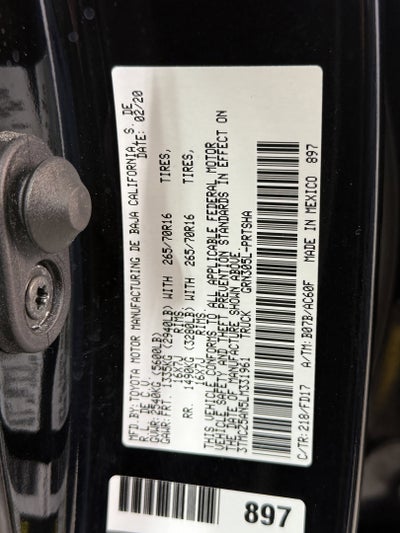 2020 Toyota Tacoma 4WD SR5